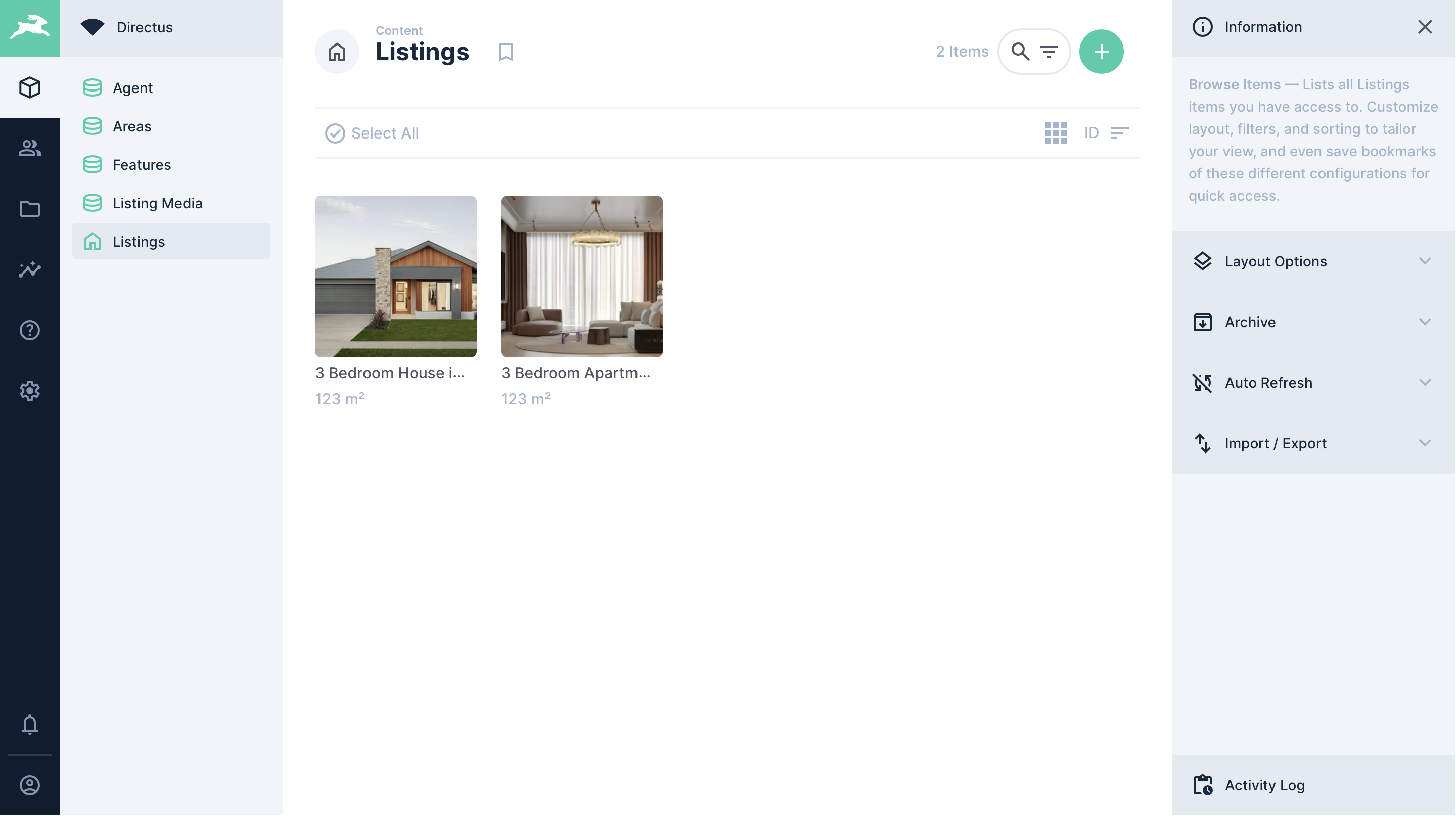 EstateKit listings manager